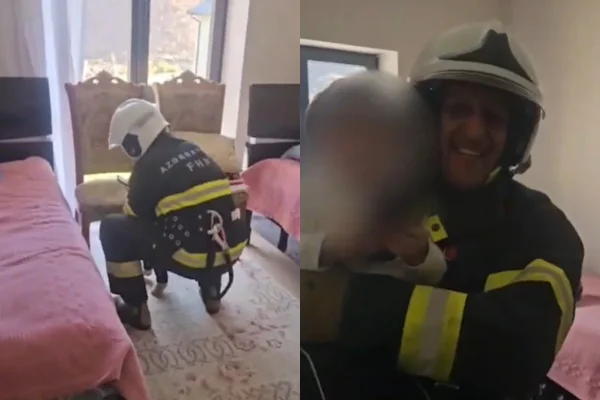 Kəlbəcərdə köməksiz qalan azyaşlının xilasedilmə GÖRÜNTÜLƏRİ