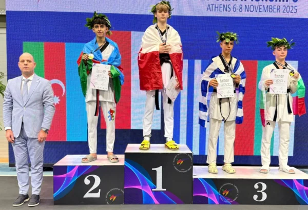 Taekvondoçumuz Avropa çempionatında gümüş medala yiyələndi.